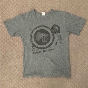 Junk Food Gray MTV T-shirt